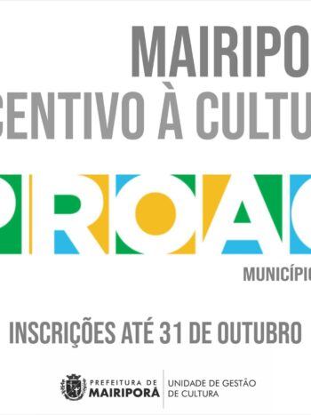 PROAC MUNICÍPIOS MAIRIPORÃ – 2021