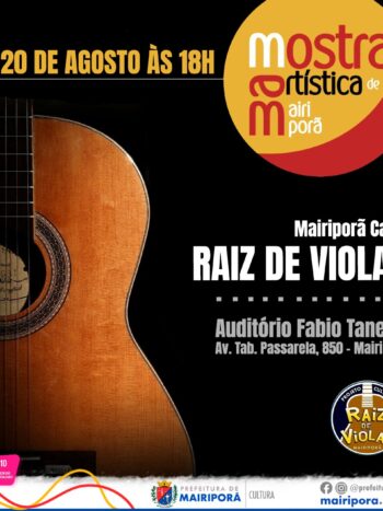 MOSTRA ARTÍSTICA MAIRIPORÃ RECEBE O GRUPO RAÍZES DE VIOLAS!
