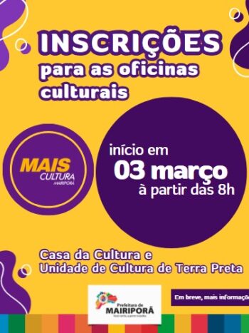 OFICINAS CULTURAIS 2026