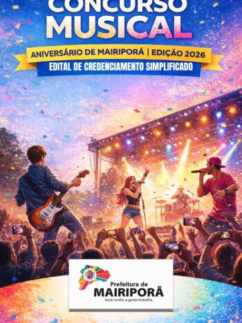 CONCURSO DE BANDAS – ANIVERSÁRIO DE MAIRIPORÃ 2026