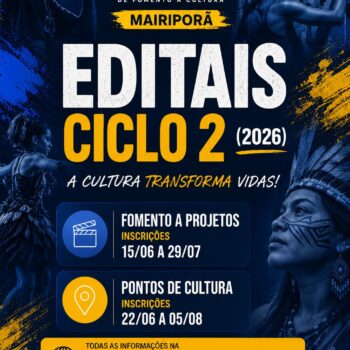 Política Aldir Blanc 2026 – Mairiporã lança editais do ciclo 2