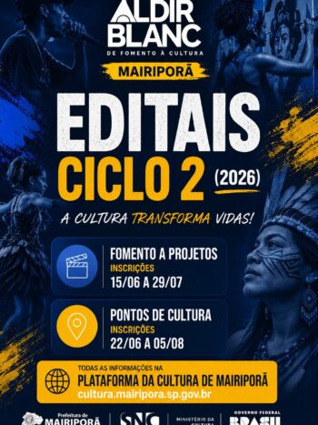 Política Aldir Blanc 2026 – lançado o primeiro edital do ciclo 2