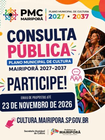 CONSULTA PÚBLICA PARA REVISÃO E APERFEIÇOAMENTO DO PLANO DECENAL DE CULTURA – 2027 A 2037